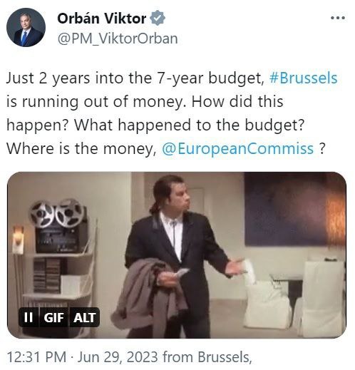 Orbán Viktor Demands Accountability and Questions the Financial State of the European Union